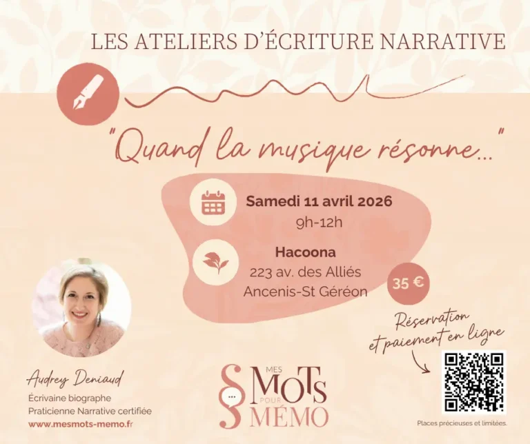Atelier d'écriture narrative